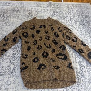 Leopard print sweater